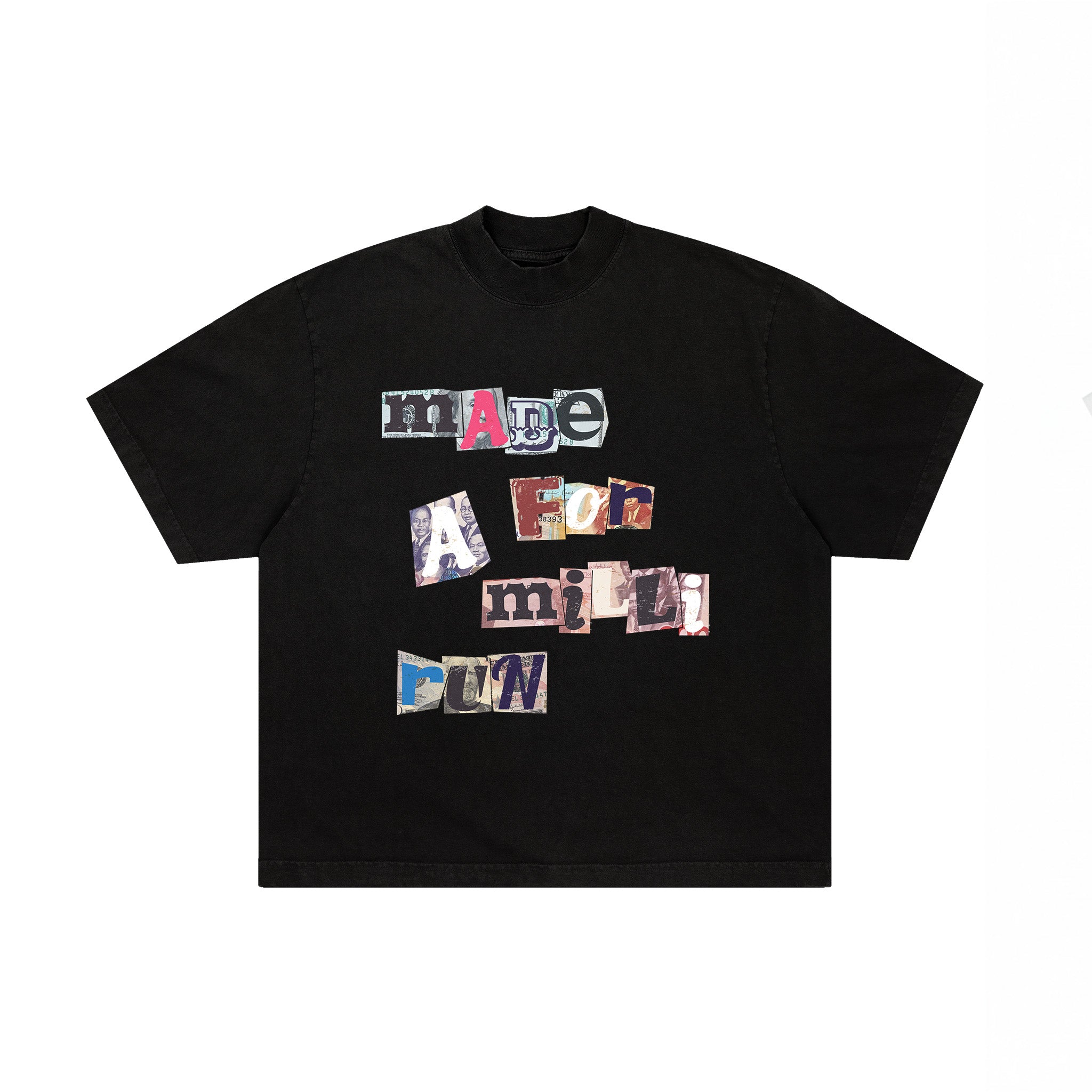 MADE FOR A MILLI RUN TEE - BLACK
